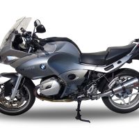 Exhaust compatible with Bmw R1200ST R1200RT 2003-2008, Gpe Ann. titanium, Slip-on exhaust including removable db killer and link pipe 