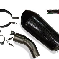 Exhaust compatible with Bmw C650GT 2012-2015, Gpe Ann. Poppy, Slip-on exhaust including removable db killer and link pipe 