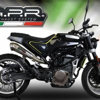GPR exhaust compatible with  Husqvarna Vitpilen 401 2018-2019, Powercone Evo, Slip-on exhaust including removable db killer, link pipe and catalyst,  EPA-compliant 