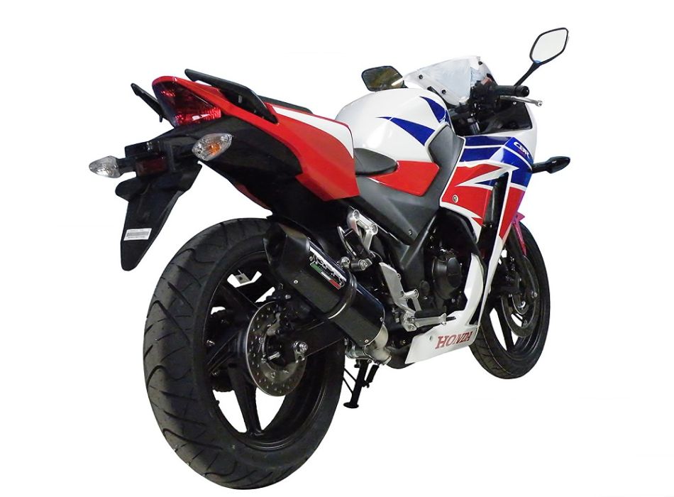 GPR exhaust compatible with Honda CBR300R 2014-2016, Furore Nero, Slip ...