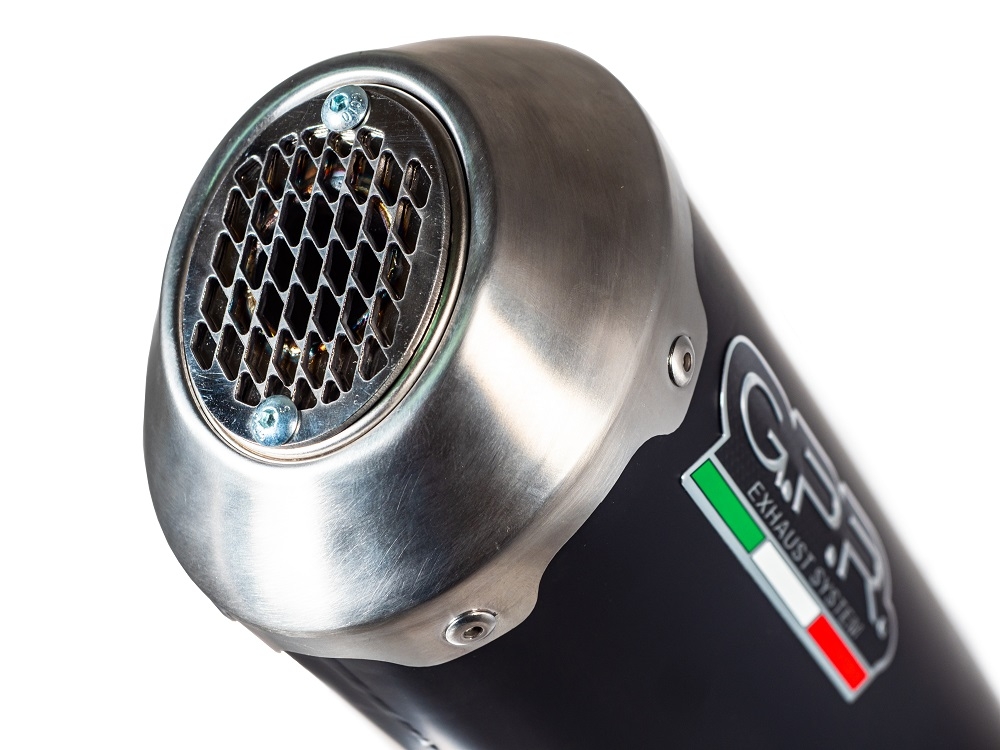 GPR exhaust compatible with  Honda SH350 I.E. 2021-2023, Evo4 Road, Slip-on exhaust including removable db killer, link pipe and catalyst,  EPA-compliant 