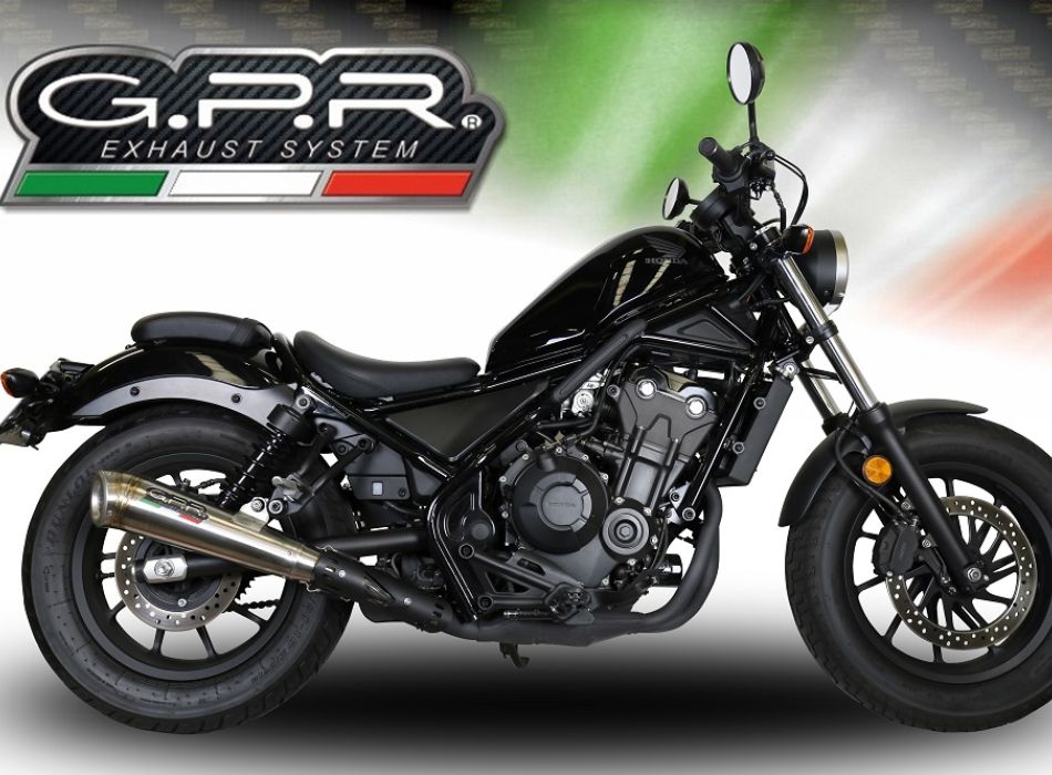 Honda rebel 500 exhaust on sale