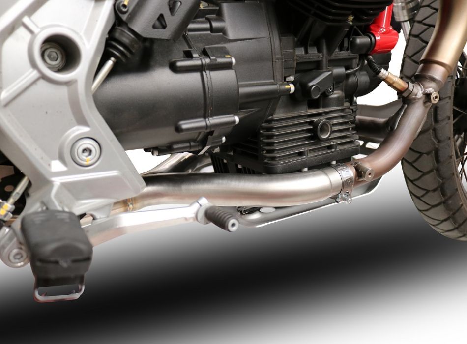 Moto guzzi v85tt exhaust on sale