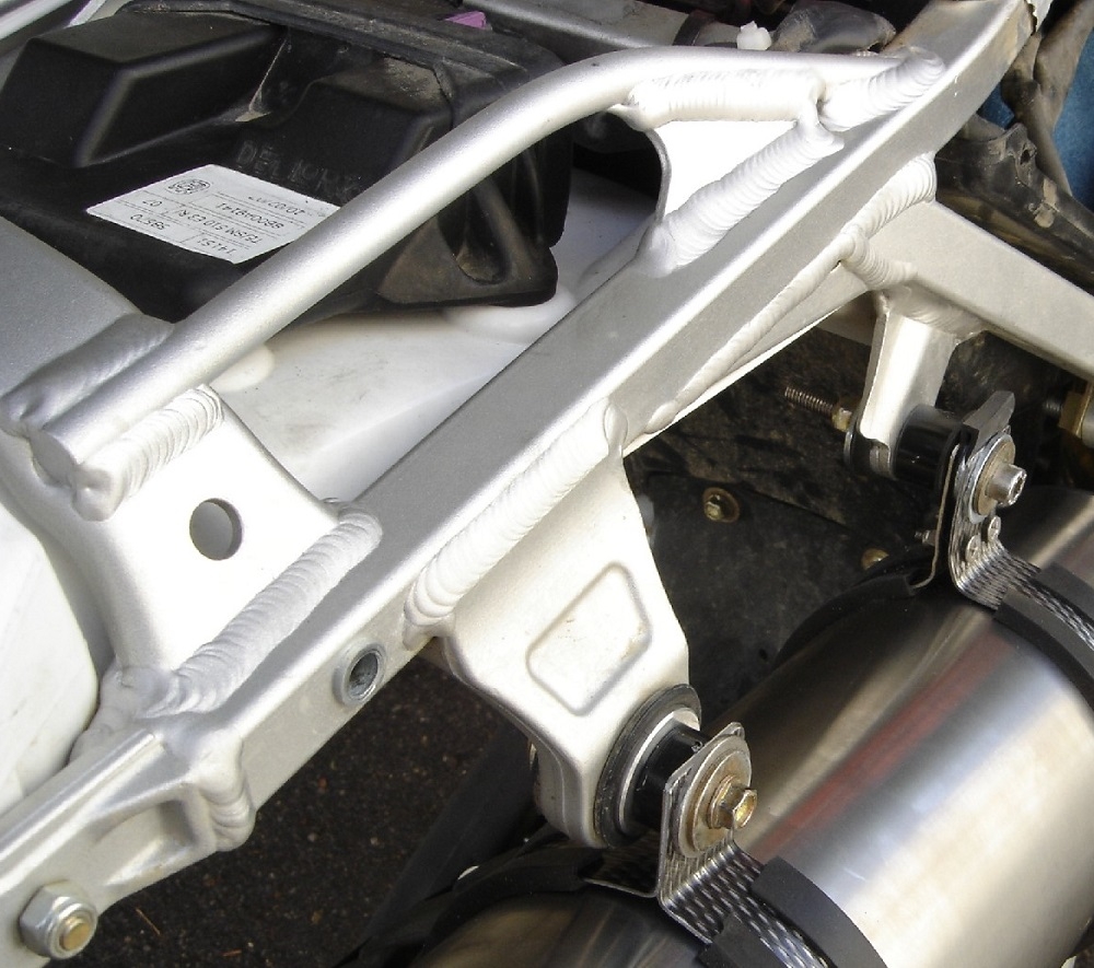 Exhaust compatible with Husqvarna Sm - Te 510 R 2004-2006, Furore Nero, Slip-on exhaust including removable db killer and link pipe 
