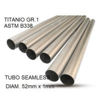 GPR exhaust compatible with  Cafè Racer Cafè Racer 1-, Tubo titanio seamless D. 52mm X 1mm L.1000mm,  