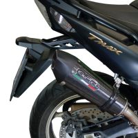 Exhaust compatible with Yamaha T-Max 500 2001-2011, Gpe Ann. Poppy, Full system exhaust, including removable db killer 