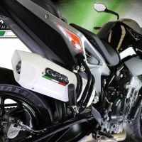 Exhaust compatible with Ktm 790 Duke 2017-2020, Albus Evo4, Slip-on exhaust including removable db killer and link pipe, EPA-compliant 