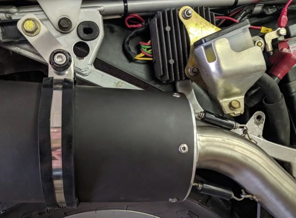 GPR exhaust compatible with Honda Transalp XL600V 1996-1999