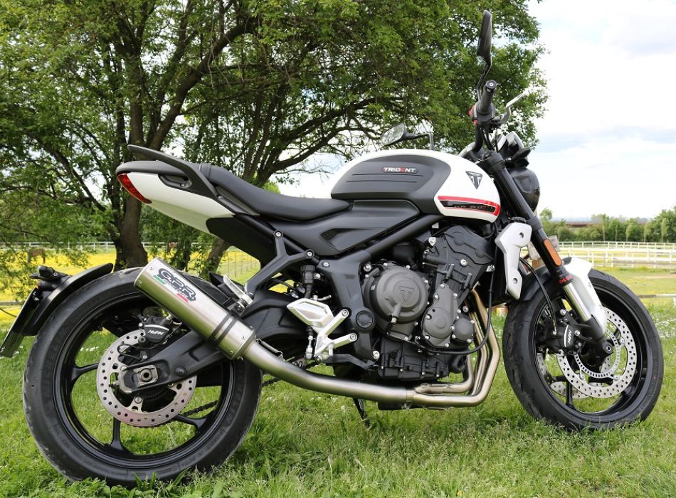 日本最級 Exhaust M3 2021-2024, 660 Trident Triumph with compatible パーツ