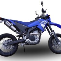 Exhaust compatible with Yamaha WR250X/R 2007-2019, Gpe Ann. titanium, Slip-on exhaust including removable db killer and link pipe 