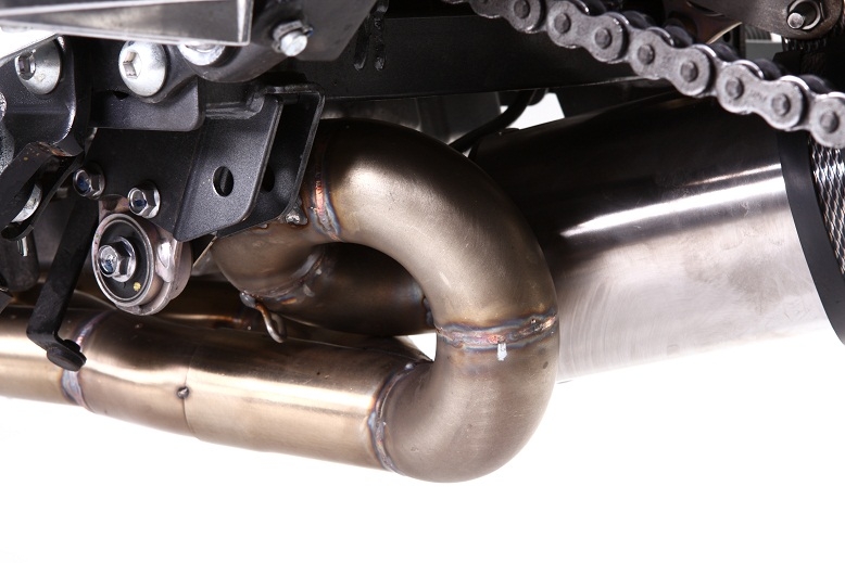 Exhaust compatible with Yamaha FZ-6R 2009-2017, M3 Inox , Full system exhaust, including removable db killer 