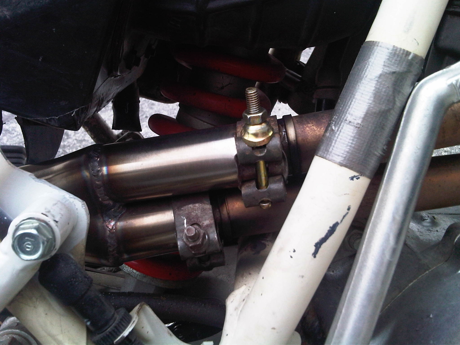 Exhaust compatible with Honda XR600R 1988-1998, Furore Nero, Slip-on exhaust including removable db killer and link pipe 