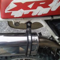 Exhaust compatible with Honda XR600R 1988-1998, Furore Nero, Slip-on exhaust including removable db killer and link pipe 