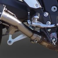 Exhaust compatible with Yamaha FZ1 2006-2014, Trioval, Slip-on exhaust including removable db killer and link pipe 