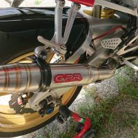 Exhaust compatible with Yamaha YZF 1000 R1 1998-2001, Deeptone Inox, Slip-on exhaust including removable db killer and link pipe 