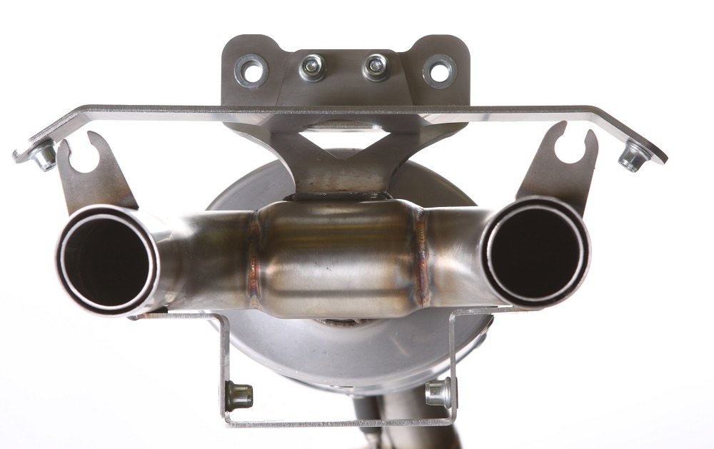 Exhaust compatible with Yamaha Fz6 600-Fazer S1-S2 2004-2013, Alluminio Ghost, Slip-on exhaust including removable db killer and link pipe 