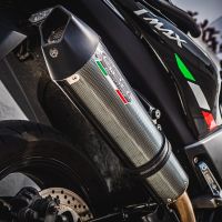 Exhaust compatible with Yamaha T-Max 560 2020-2021, Gpe Ann. Poppy, Full system exhaust, including removable db killer 
