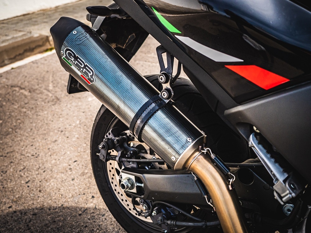 Exhaust compatible with Yamaha T-Max 560 2020-2021, Gpe Ann. Poppy, Full system exhaust, including removable db killer 