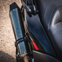 Exhaust compatible with Yamaha T-Max 560 2020-2021, Gpe Ann. Poppy, Full system exhaust, including removable db killer 