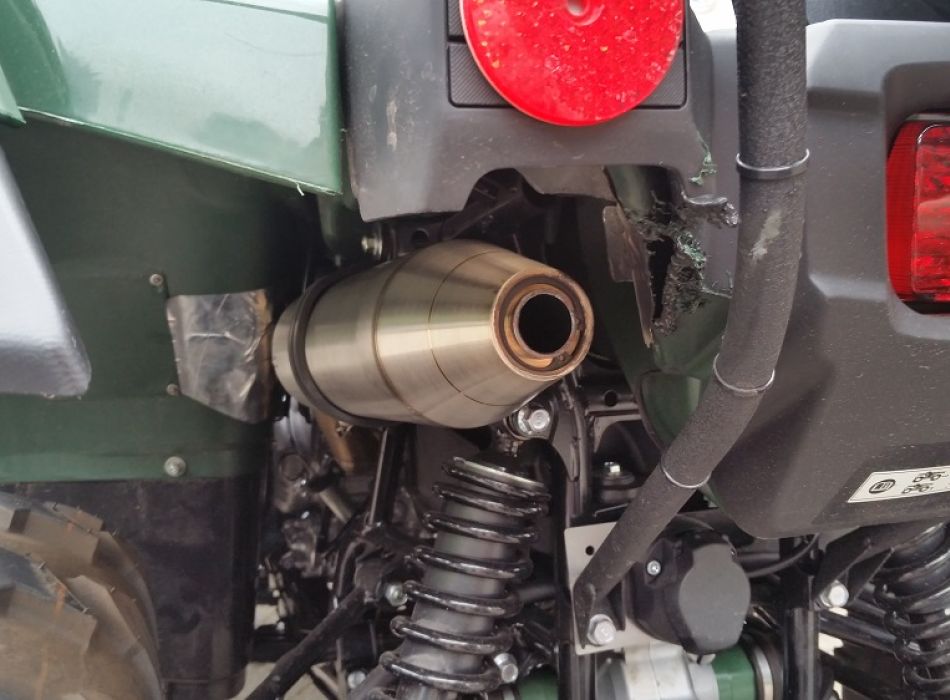 Exhaust compatible with Yamaha Kodiak 700 2016-2024