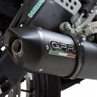 Exhaust compatible with Yamaha YZF 125 R 2017-2018, Furore Evo4 Nero, Full system exhaust, including removable db killer 