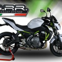 Exhaust compatible with Kawasaki Z 650 650 EX650M 2023-2024, Gpe Ann. titanium, Full system exhaust, including removable db killer 