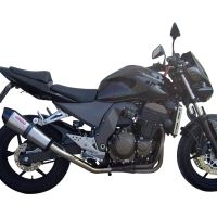 Exhaust compatible with Kawasaki Z-750 S 2004-2006, Gpe Ann. titanium, Slip-on exhaust including removable db killer and link pipe 