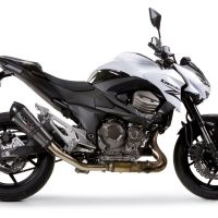 Exhaust compatible with Kawasaki Z-800 2009-2016, Gpe Ann. Poppy, Slip-on exhaust including removable db killer and link pipe 