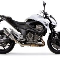 Exhaust compatible with Kawasaki Z-800 2009-2016, Gpe Ann. titanium, Slip-on exhaust including removable db killer and link pipe 