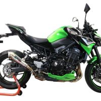GPR exhaust compatible with  Kawasaki Z-900  2021-2024, Powercone Evo, Slip-on exhaust including removable db killer and link pipe, EPA-compliant 