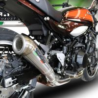 Exhaust compatible with Kawasaki Z900RS 2018-2020, Powercone Evo, Slip-on exhaust including removable db killer and link pipe, EPA-compliant 