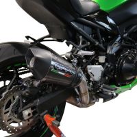 Exhaust compatible with Kawasaki Z-900E 2017-2020, Gpe Ann. Poppy, Slip-on exhaust including removable db killer and link pipe 
