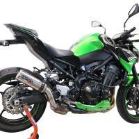 GPR exhaust compatible with  Kawasaki Z-900  2021-2024, M3 Inox , Slip-on exhaust including removable db killer and link pipe, EPA-compliant 