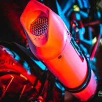 GPR exhaust compatible with  Zontes Zt 125 G1 - U - U1 - Z2 2020-2024, Albus Evo4, Full system exhaust including removable db killer and catalyst, EPA-compliant 