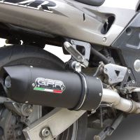 Exhaust compatible with Kawasaki ZZR600 2002-2006, Furore Nero, Dual slip-on including removable db killers and link pipes 