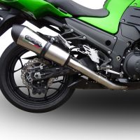 Exhaust compatible with Kawasaki ZX-14R 2017-2022, GP Evo4 Titanium, Dual slip-on including removable db killers and link pipes 
