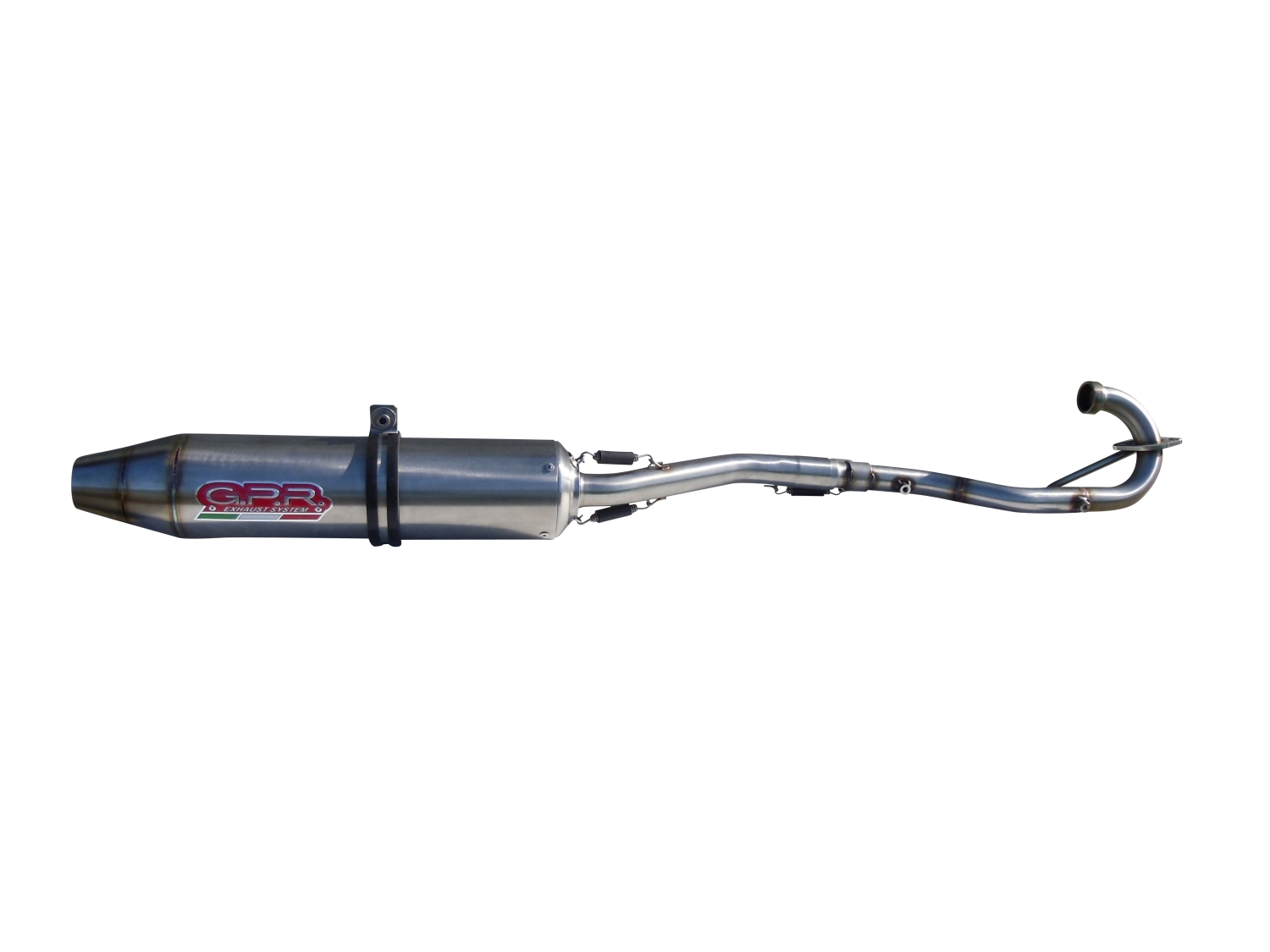 Exhaust compatible with Adly 320 S 2005-2021, Deeptone Atv, Full system exhaust, including removable db killer, EPA-compliance NOT required 
