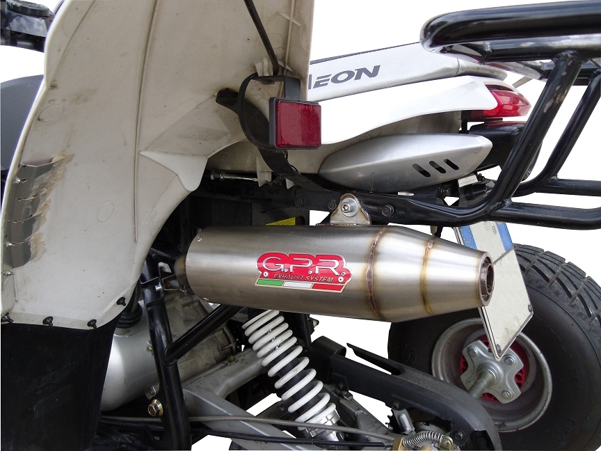 Exhaust compatible with Aeon Motobionics 300 2007-2021, Deeptone Atv, Full system exhaust, including removable db killer 