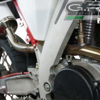 Exhaust compatible with Ajp PR5 2015-2018, Albus Ceramic, Slip-on exhaust including removable db killer and link pipe 