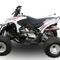 Exhaust compatible with Aeon Cobra 400 2017-2020, Deeptone Atv, Full system exhaust, including removable db killer 
