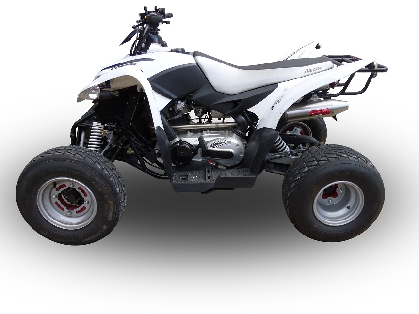 Exhaust compatible with Aeon Motobionics 300 2007-2021, Deeptone Atv, Full system exhaust, including removable db killer 