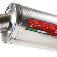 Exhaust compatible with Kawasaki ZX-7R 1996-2002, Inox Tondo, Bolt-on silencer including removable db killer 