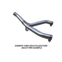 Exhaust compatible with Kawasaki ZX-6R/RR 2009-2025, Decatalizzatore, Decat pipe 
