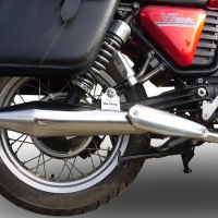 Exhaust compatible with Bmw R100GS 1987-1996, Vintacone, Slip-on exhaust including removable db killer and link pipe, EPA-compliant 