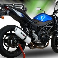 Exhaust compatible with Suzuki SV650 / SV650 ABS 2021-2025, Albus Evo4, Slip-on exhaust including removable db killer and link pipe, EPA-compliant 