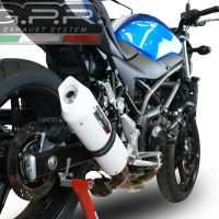 Exhaust compatible with Suzuki SV650 / SV650 ABS 2021-2025, Albus Evo4, Slip-on exhaust including removable db killer and link pipe, EPA-compliant 