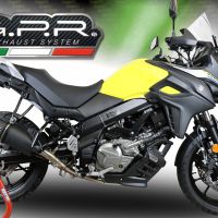 Exhaust compatible with Suzuki V-Strom 650 2021-2025, Furore Evo4 Poppy, Mid-Full system exhaust including removable db killer 