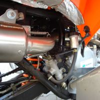Exhaust compatible with Adly 500 Hurricane S 2005-2021, Deeptone Atv, Full system exhaust, including removable db killer 