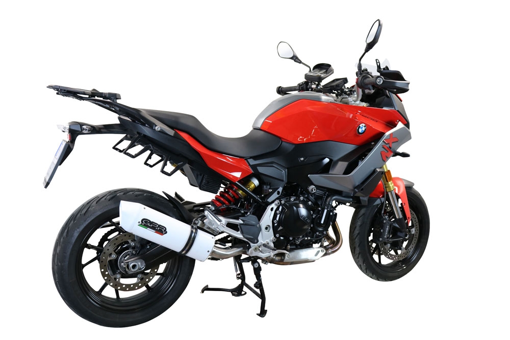 Exhaust compatible with Bmw F900XR F900R 2020-2025, Albus Evo4, Slip-on exhaust including removable db killer and link pipe, EPA-compliant 