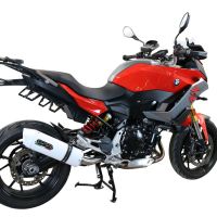 Exhaust compatible with Bmw F900XR F900R 2020-2025, Albus Evo4, Slip-on exhaust including removable db killer and link pipe, EPA-compliant 